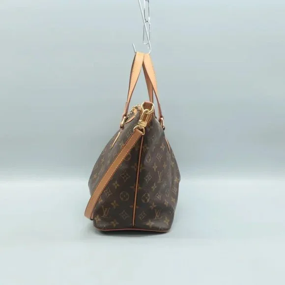 100% Authentic Louis Vuitton Palermo Brown Monogram Canvas Satchel - Picture 4 of 12